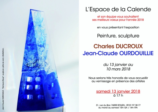 Jean-Claude Ourdouillie expo à Rouen 2018